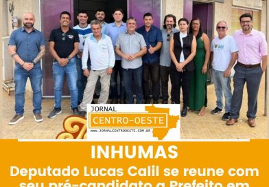 Hoje (26) em Inhumas, o Deputado Estadual Lucas Calil se reuniu com o seu pré-candidato a Prefeito no município Fernando Gadia e seus pré-candidatos a vereadores do partido MDB Inhumas.